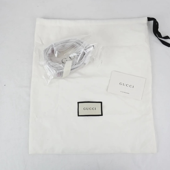 Gucci Small Sylvie Shoulder Bag w/ Red Leather & Gold-Tone Hardware - Picture 13 of 14